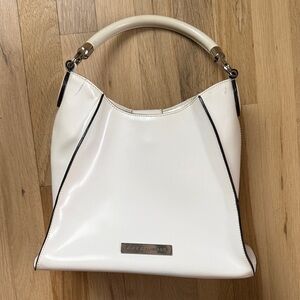 White leather Coccinelle Top-Handle Bag